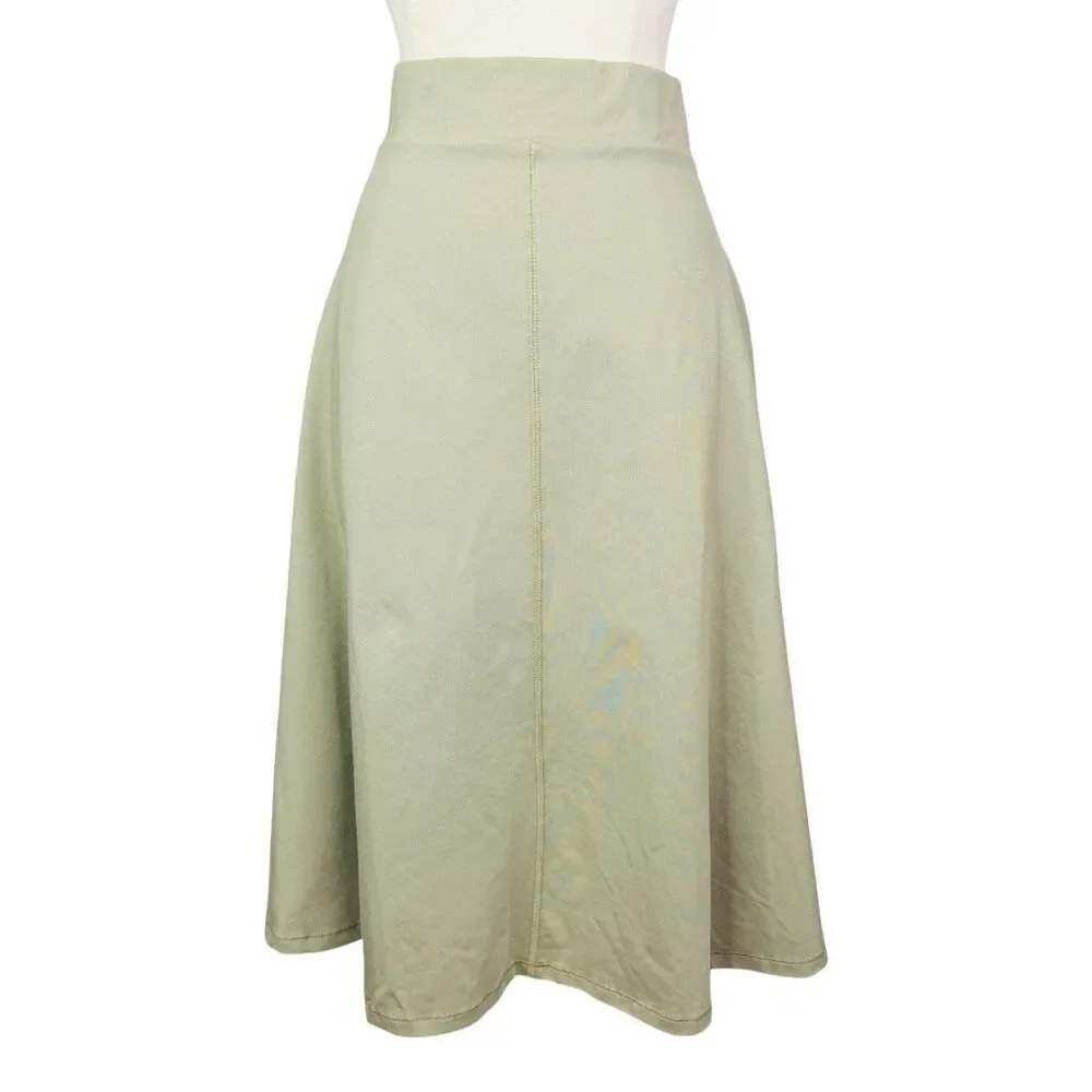 Parni Havana Skirt - Size Large - Green Tea